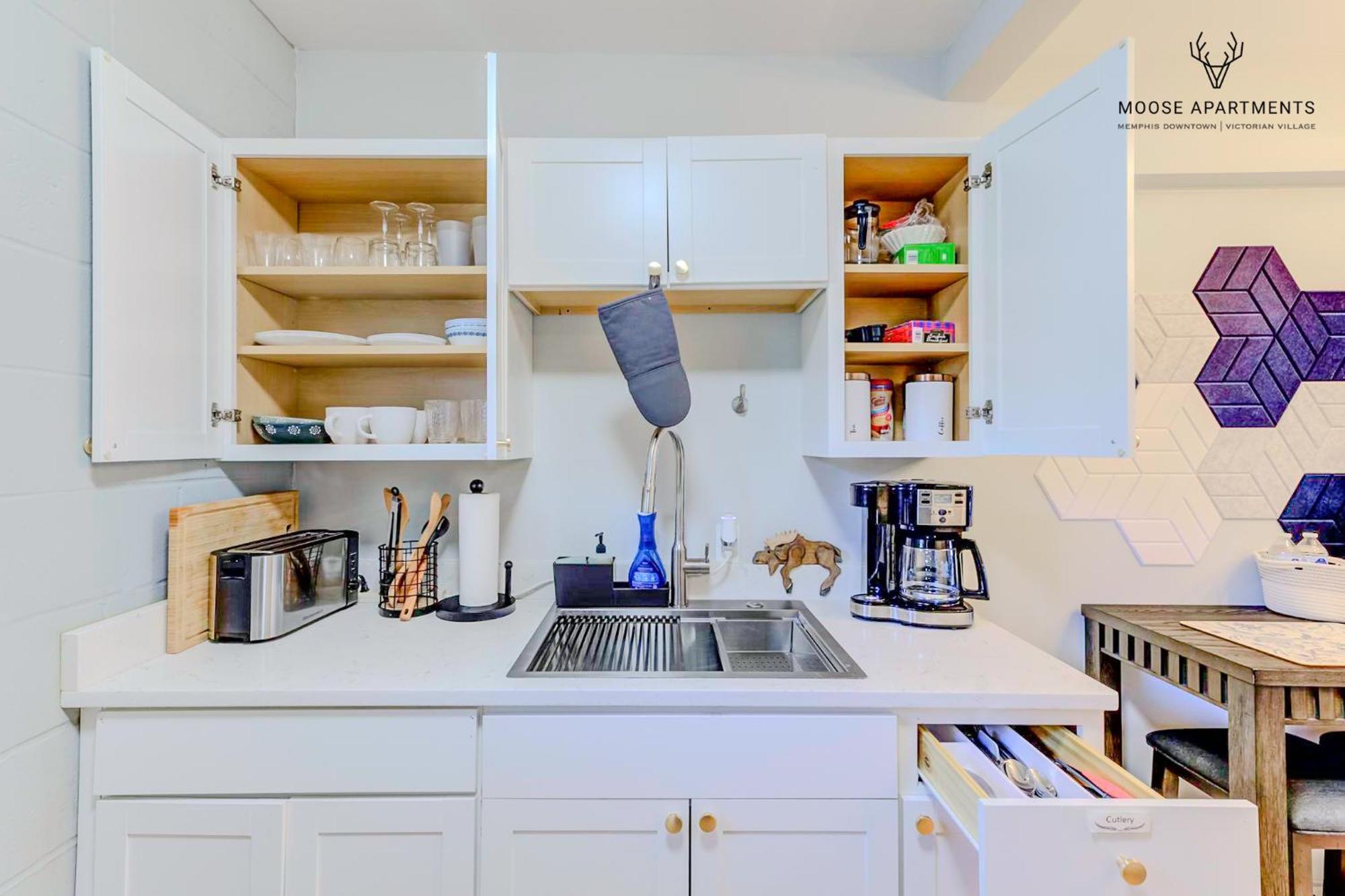 Appartamento The Moose #8 - Modern Luxe Loft With King Bed & Free Parking & Wifi Memphis Esterno foto